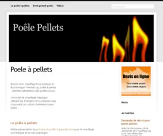 Poelepellets.com(Poele) Screenshot