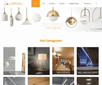 Poelightingusa.com(PoE Lighting Solutions) Screenshot