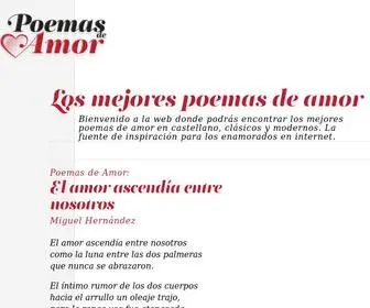 Poema-DE-Amor.es(Poema de amor) Screenshot