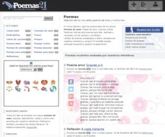 Poemas21.com(Imágenes de amor) Screenshot