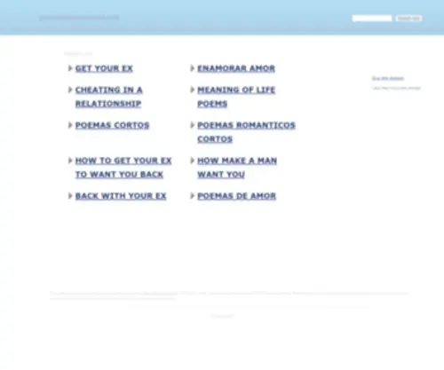 Poemasdeamorcortos.info(Poemas de Amor Cortos) Screenshot