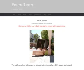 Poemeleon.org(poemeleon) Screenshot