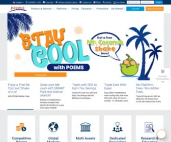 Poems.com.sg(Online Trading Platform) Screenshot