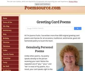 Poemsource.com(Greeting Card Poems) Screenshot