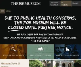 Poemuseum.org(Richmond, VA) Screenshot