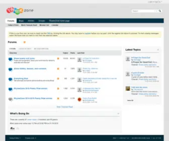 PoemZone.com(ForumsRhymeZone Forums) Screenshot
