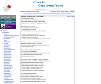 Poesiaguatemalteca.com(Poesía y Poetas) Screenshot
