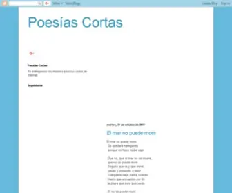 Poesiascortas.net(Poesías) Screenshot