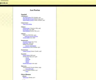 Poesia.us(Poesía hispana) Screenshot