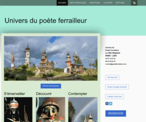 Poeteferrailleur.com(Musée) Screenshot
