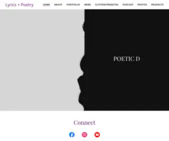 PoetiCD.com(Poetic D) Screenshot