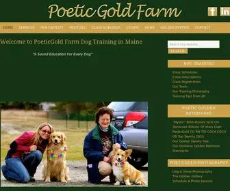 PoeticGold.com(Dog & Puppy Training) Screenshot