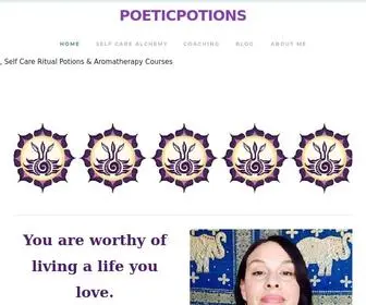 PoeticPotions.com(SELF CARE RITUAL POTIONS & AROMATHERAPY) Screenshot