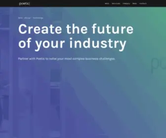 Poeticsystems.com(Technology Services) Screenshot