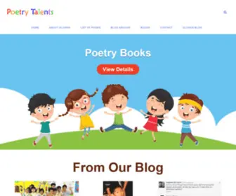 Poetrytalents.com(Poetry Talents) Screenshot