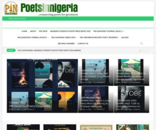 Poetsinnigeria.org.ng(Poets in Nigeria) Screenshot