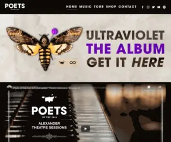 Poetsofthefall.com(Poets of the Fall) Screenshot