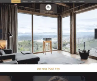 Poetsoundsystems.com(POET Audio. Edle Sound Systeme aus Österreich) Screenshot