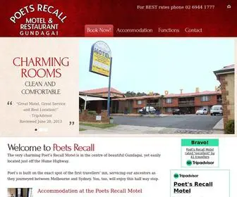 Poetsrecall.net.au(Poets Recall) Screenshot