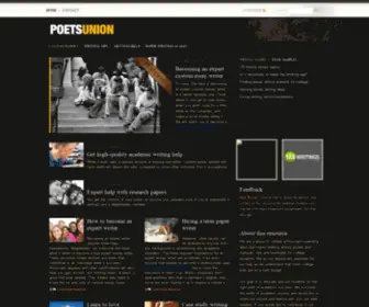 Poetsunion.com(Poetsunion) Screenshot