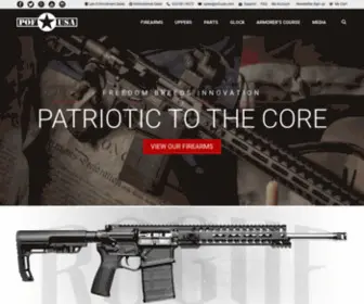 Pof-Usa.org(Patriot Ordnance Factory) Screenshot