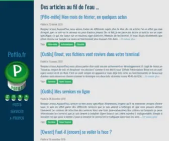 Pofilo.fr(Pofilo) Screenshot