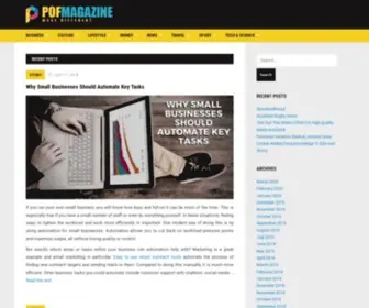 Pofmagazine.com(Make Different) Screenshot