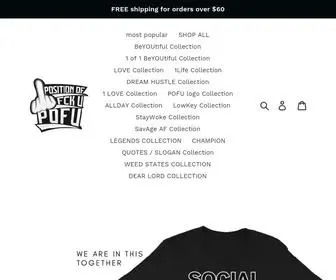 Pofulife.com(Online Clothing brand) Screenshot