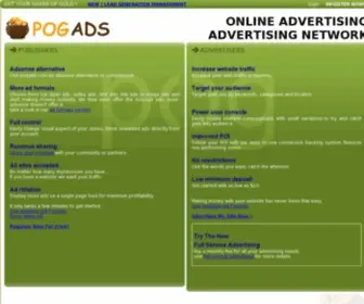Pogads.com(Adsense Alternative in Online Advertising) Screenshot