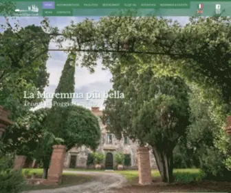 Poggiocavallo.it(Country Hotel in central Italy) Screenshot