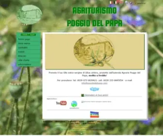 Poggiodelpapa.com(Agriturismo Poggio del Papa) Screenshot