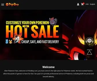 Pogobuy.com(Buy Perfect Shiny Pokémon Sword and Shield) Screenshot