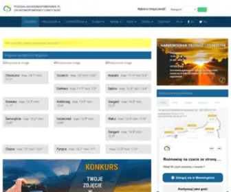 Pogoda-Zachodniopomorskie.pl(Zachodniopomorska Pogoda) Screenshot