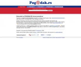 Pogodak.rs(Internet pretraživač) Screenshot