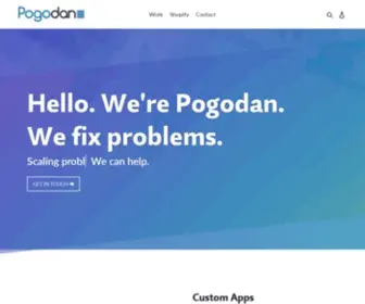 Pogodan.com(Web Development and Consultancy) Screenshot