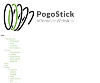 Pogostick.co.nz($299 Affordable Websites with PogoStick Web Services (Christchurch)) Screenshot