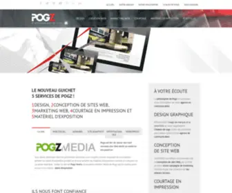 Pogz.com(Conception de sites Web) Screenshot