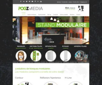 Pogzmedia.com(Stand d'exposition pour votre exposition) Screenshot