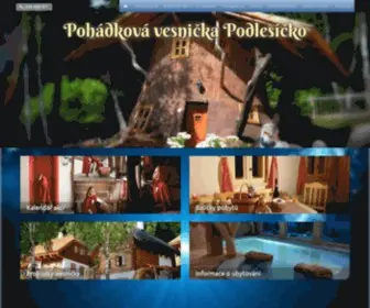 Pohadkova-Vesnicka.cz(Pohádková vesnička Podlesíčko) Screenshot
