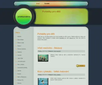 Pohadkyprodeti.eu(Pohádky pro děti) Screenshot