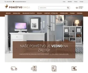 Pohistvotakoj.si(Pohištvo na zalogi) Screenshot