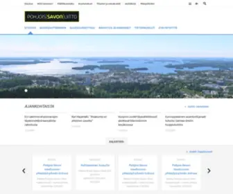 PohJois-Savo.fi(Regional Council of Pohjois) Screenshot