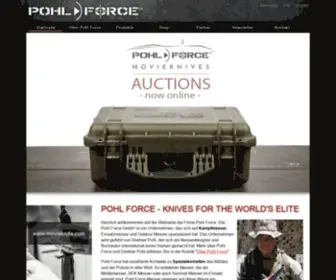 Pohlforceusa.com(Pohl Force) Screenshot