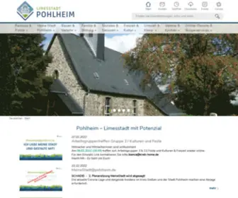 Pohlheim.de(Website der Stadt Pohlheim) Screenshot