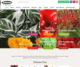 Pohlmans.com.au(Pohlmans Fresh Flower Seedlings) Screenshot