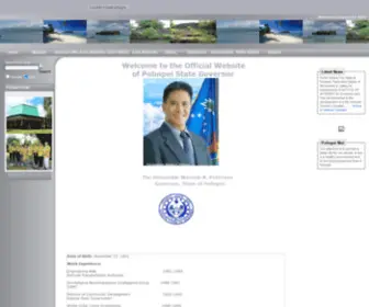 Pohnpeimet.fm(Pohnpei State Governor Web site) Screenshot