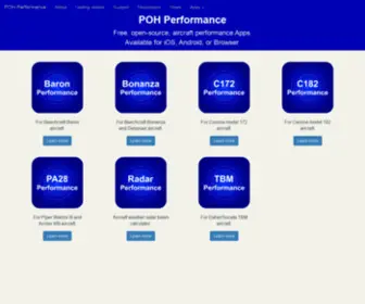 Pohperformance.com(POH Performance) Screenshot