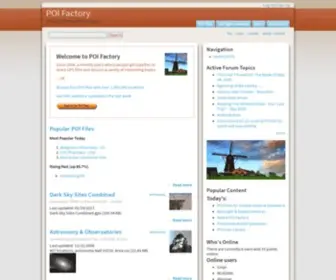 Poi-Factory.com(POI Factory) Screenshot