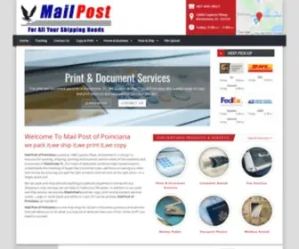 Poincianamailpost1.com(Packing, Shipping, Mailing) Screenshot