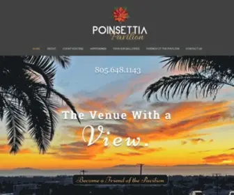 Poinsettiapavilion.org(Pavilion) Screenshot